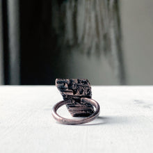 Load image into Gallery viewer, Black Tourmaline Statement Ring #2 (Size 8)
