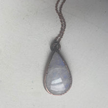 Load image into Gallery viewer, Rainbow Moonstone Teardrop Necklace #3 - Ready to Ship
