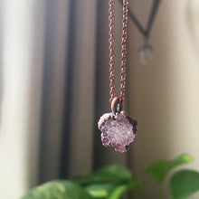 Load image into Gallery viewer, Amethyst Mini Cluster Necklace
