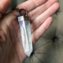 Load image into Gallery viewer, Angel Aura Quartz Polished Point Necklace #2 - Ready to Ship
