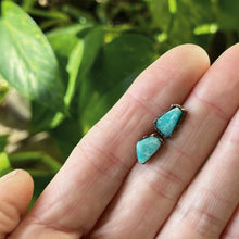 Load image into Gallery viewer, Raw Amazonite Stud Earrings - Made to Order
