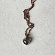 Load image into Gallery viewer, Smoky Quartz Heart Necklace - Ready to Ship
