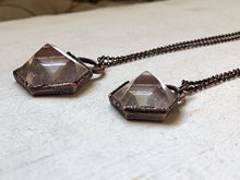 Load image into Gallery viewer, Clear Quartz Hexagon Necklace
