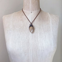 Load image into Gallery viewer, Candle Quartz Statement Necklace #3 - Summer Solstice Collection 2019
