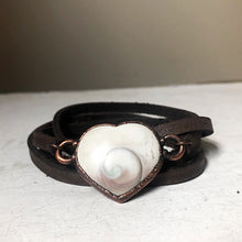 Load image into Gallery viewer, Eye of Shiva Heart Wrap Bracelet/Choker #2 - Ready to Ship
