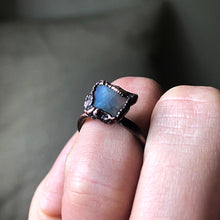 Load image into Gallery viewer, Raw Australian Opal Ring #1 (Size 7.75) - Ready to Ship
