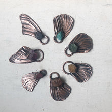 Load image into Gallery viewer, Butterfly Wing &amp; Raw Mineral Necklace
