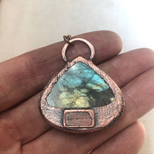 Load image into Gallery viewer, Labradorite Teardrop Necklace - Ready to Ship
