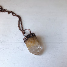 Load image into Gallery viewer, Candle Quartz Statement Necklace #2 - Summer Solstice Collection 2019
