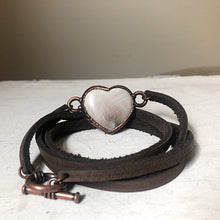 Load image into Gallery viewer, Eye of Shiva Heart Wrap Bracelet/Choker #2 - Ready to Ship
