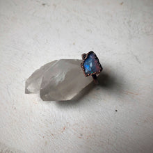 Load image into Gallery viewer, Raw Australian Opal Ring #3 (Size 5.25) - Ready to Ship

